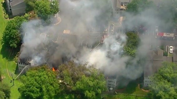 Large fire in Sandy Springs