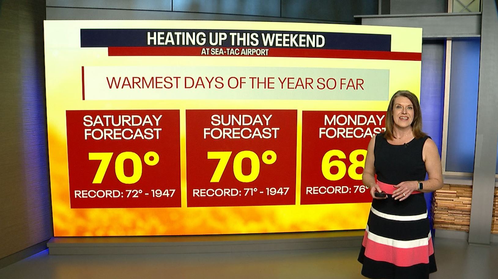 Seattle weather: Approaching record temps this weekend