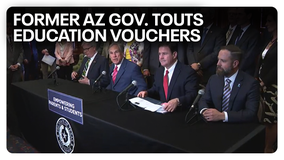 Abbott & Ducey speak about school choice in Texas | Full news conference