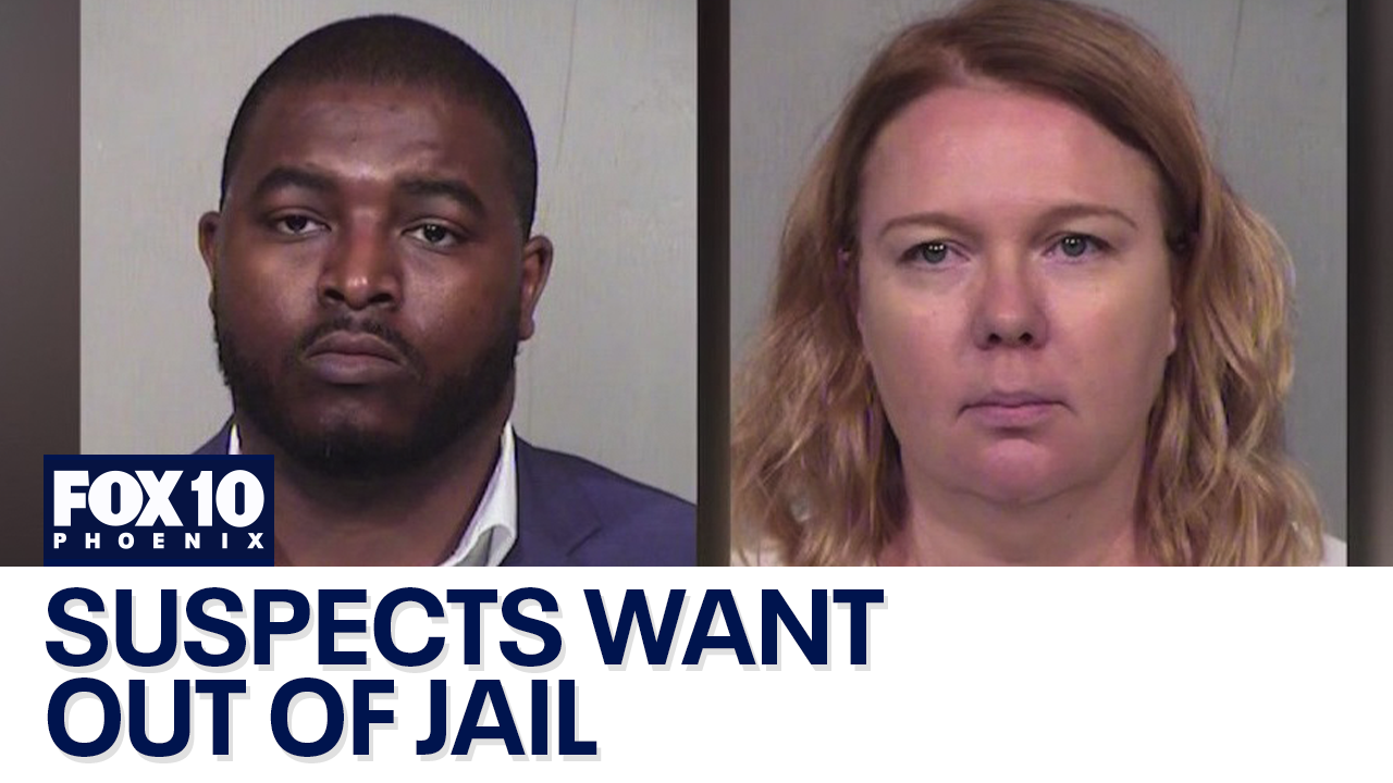 Former Phoenix Police officer, his wife seek release from jail