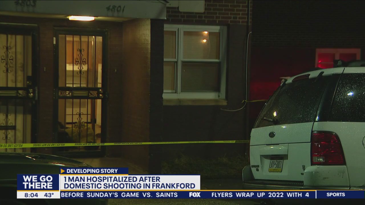 1 man hospitalized after domestic shooting in Frankford | FOX 29 ...
