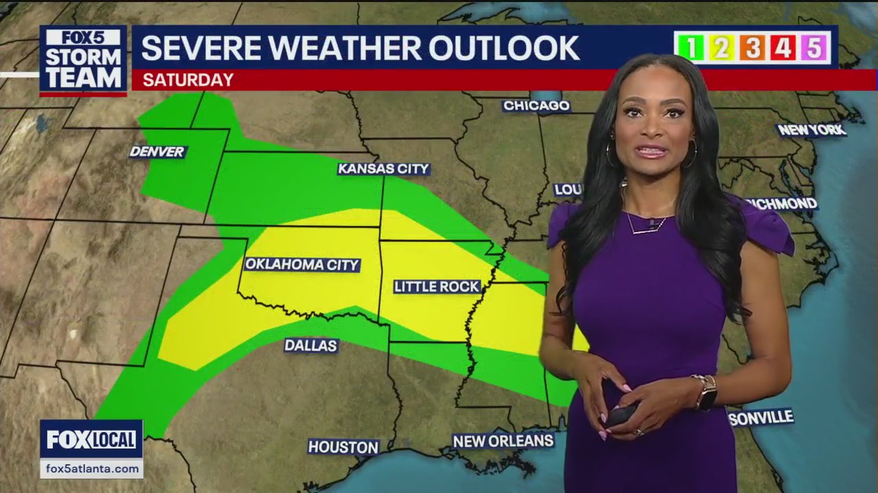 Friday afternoon forecast