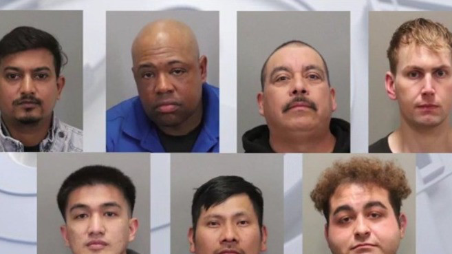7 arrested for trying to have sex with minors under 14