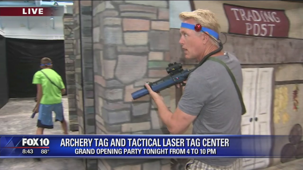Archery and laser tag at M2PTactical