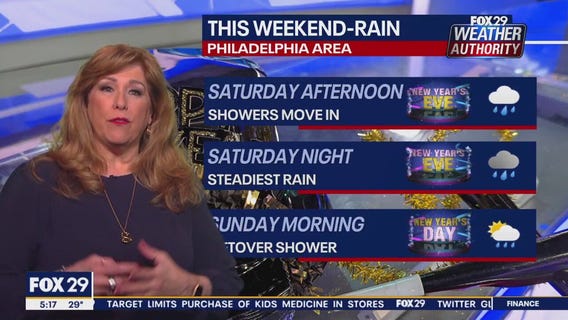 Weather Authority: Thursday, 5 a.m. forecast