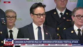 Terrorism ruled out after Vancouver festival attack