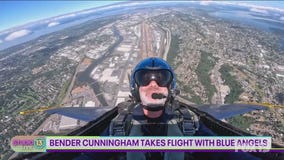 Bender Cunningham takes flight with Blue Angels