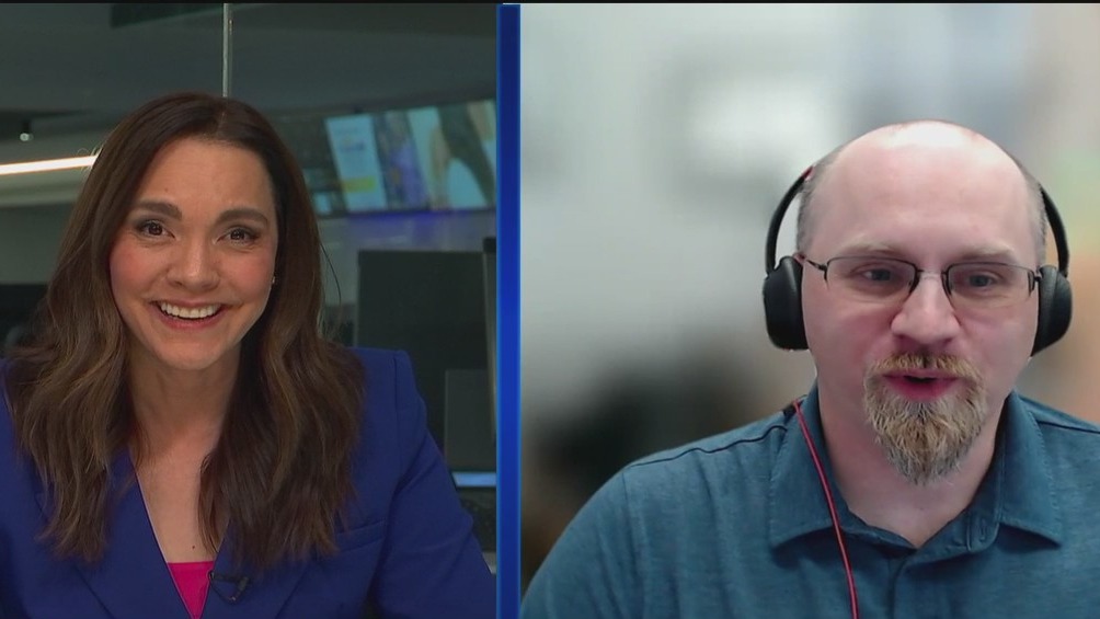 Part of a t-rex skeleton found in North Dakota