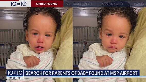 Do you recognize this baby? Police looking for parents of baby found at MSP Airport