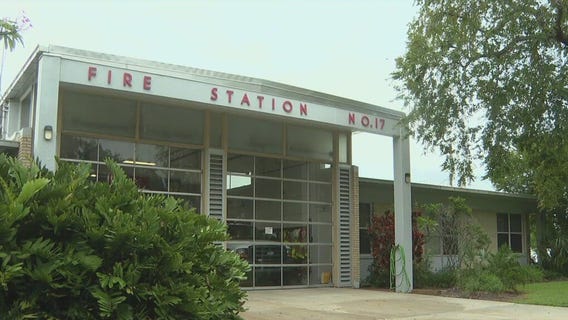Fire Station 17 still damaged from Helene