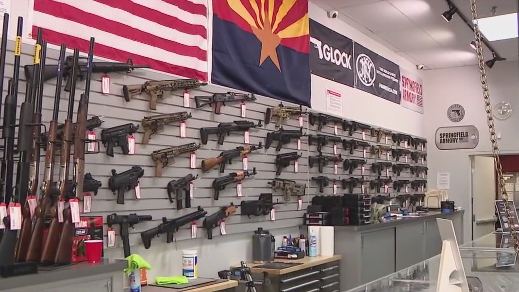 Gun sales are down due to enhanced background checks