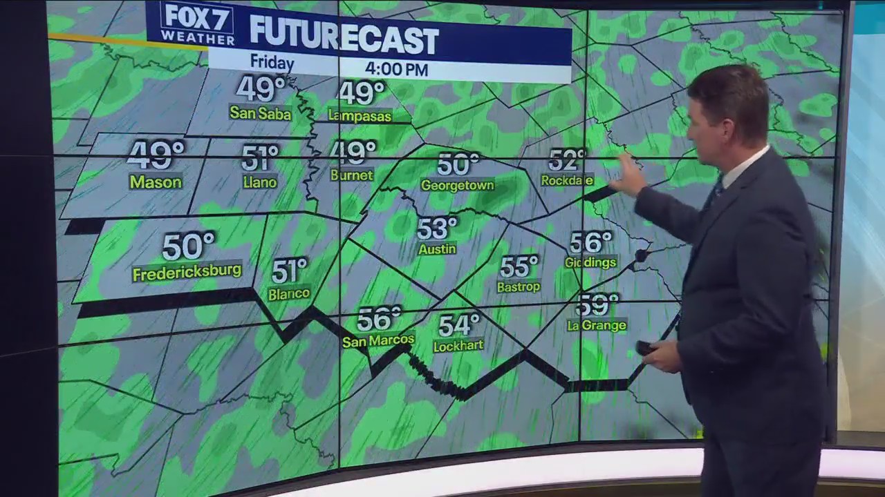 Central Texas weather: Winter-like temperatures return (briefly) with a chance of rain