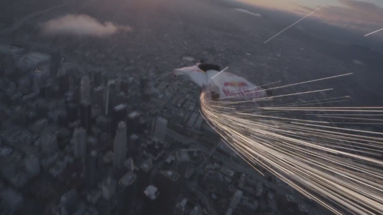 Red Bull Air Force takes to the Los Angeles sky