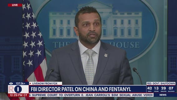 Kash Patel joins White House press briefing