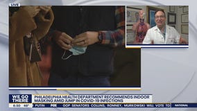 Philadelphia Health Department recommends return to mask-wearing indoors as COVID-19 infections rise