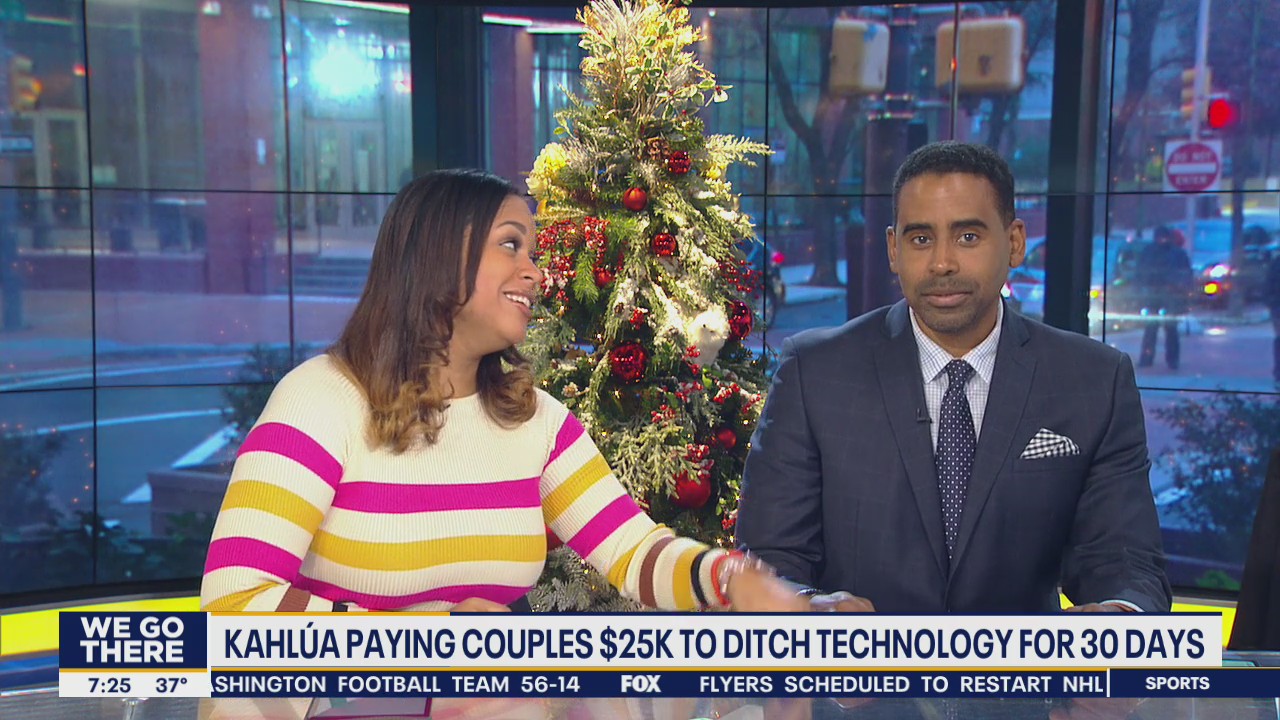 Kahlua paying couples $25K to ditch technology for 30 days
