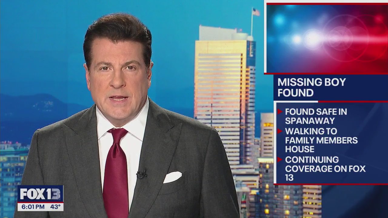 Missing 12-year-old boy found safe in Pierce County