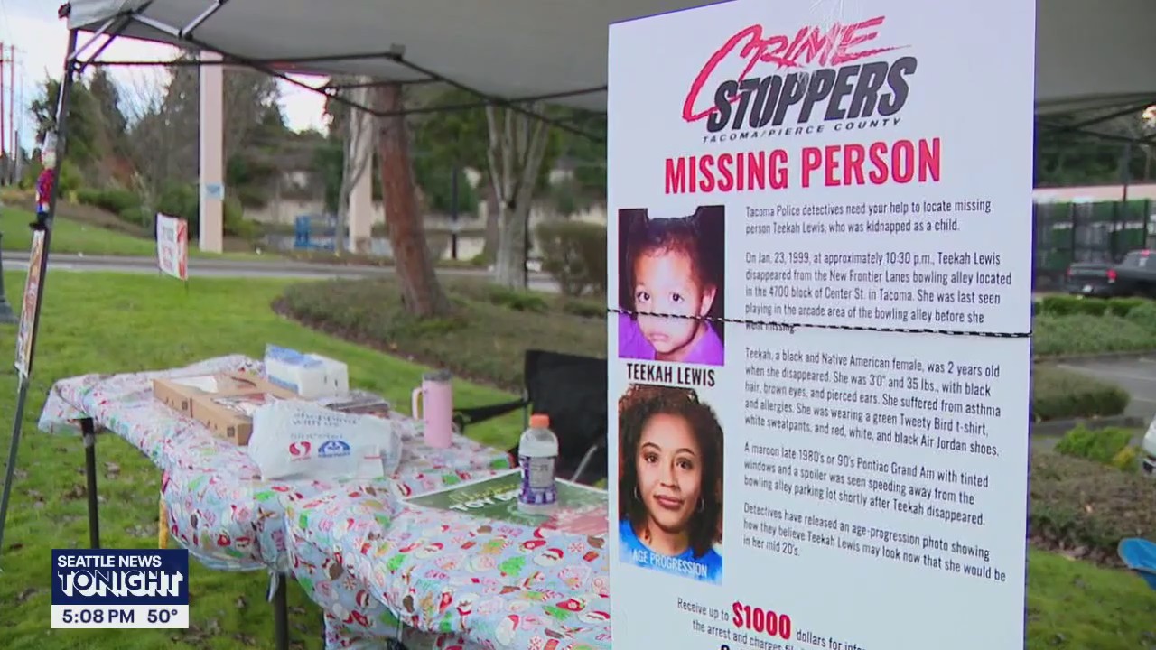 26 years later, family of abducted Tacoma toddler holds toy drive in her honor