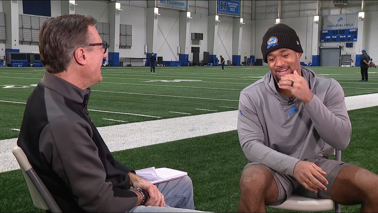 WATCH - Dan Miller sits down with Lions linebacker and last week's hero Derrick Barnes