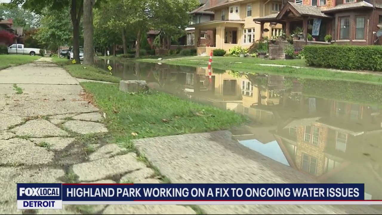 Highland Park residents fed up with flooding after water main break