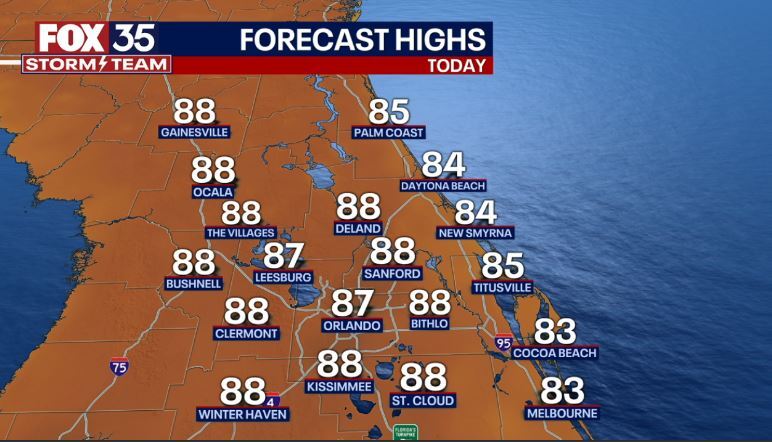 Orlando Weather Forecast: May 29, 2023