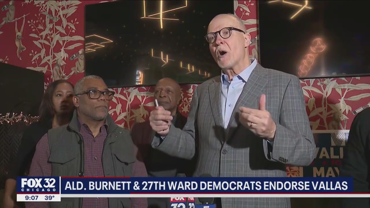 Alderman Walter Burnett endorses Paul Vallas for Chicago Mayor