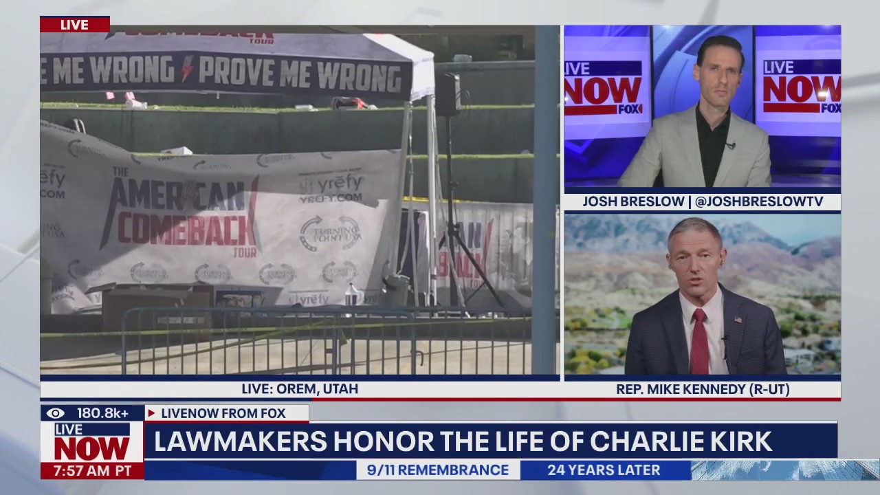 Charlie Kirk assassination: Rep. Kennedy (R-UT) reacts