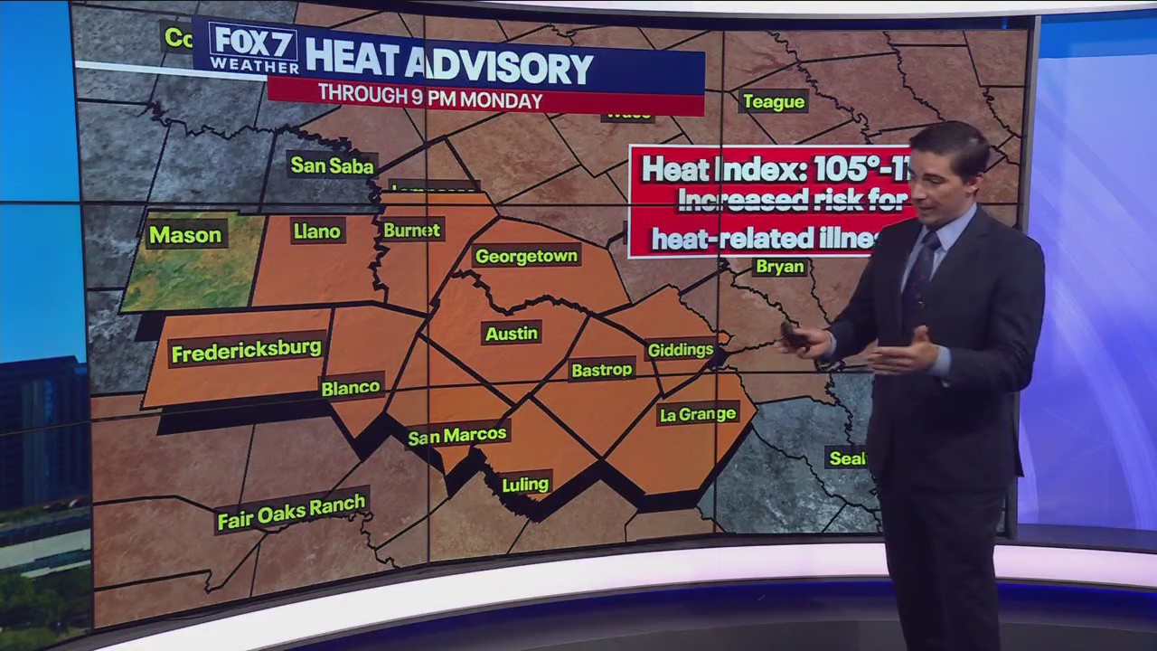 Austin weather: Triple-digit heat all week