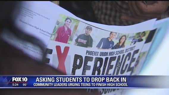 Community leaders urge teens to finish high school