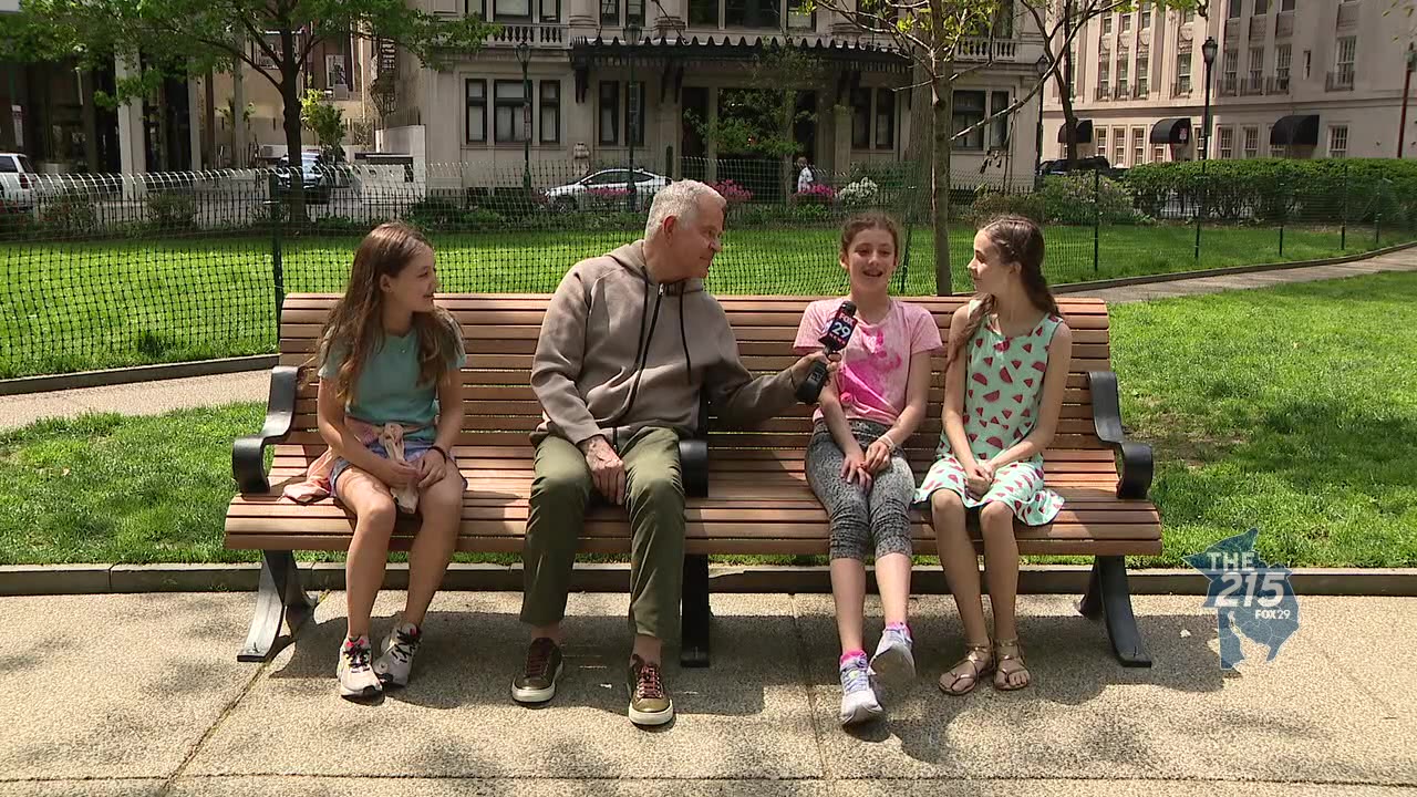 Rittenhouse Square Benches: Locals join Mike to test new park benches