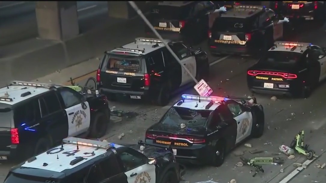 LA Protests: Rioters clash with police in California