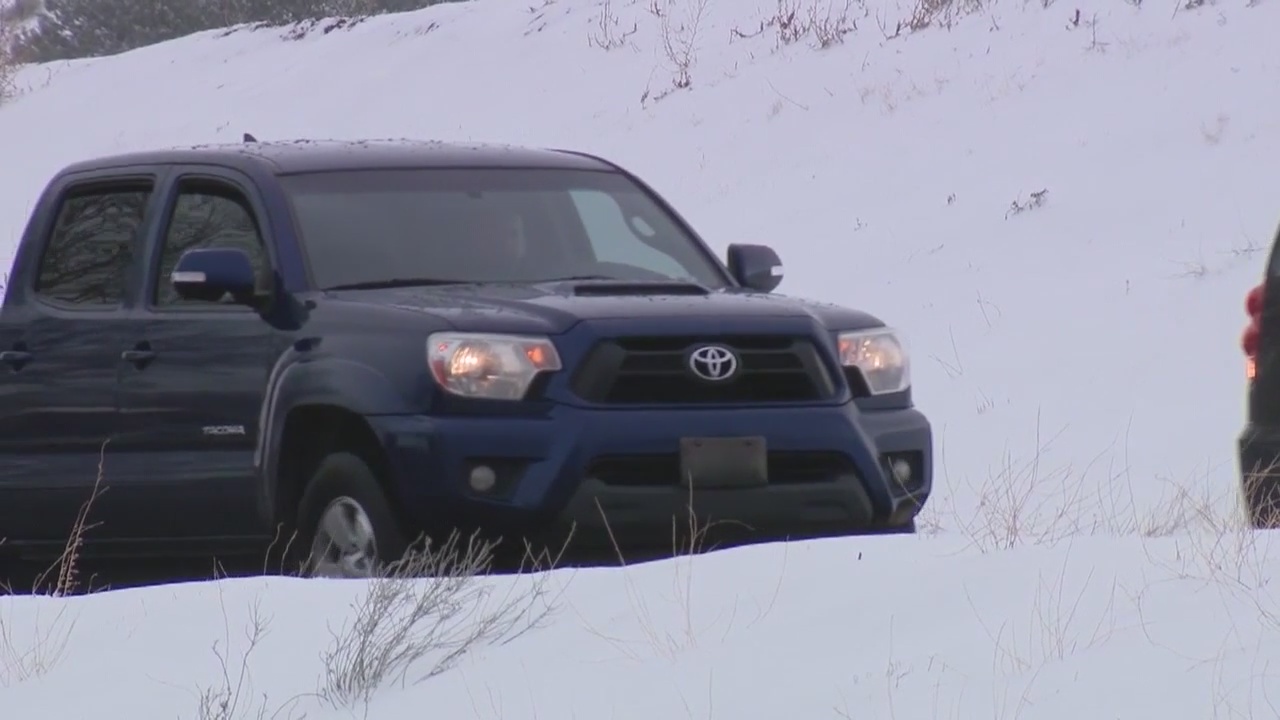 Snowy day throughout SoCal