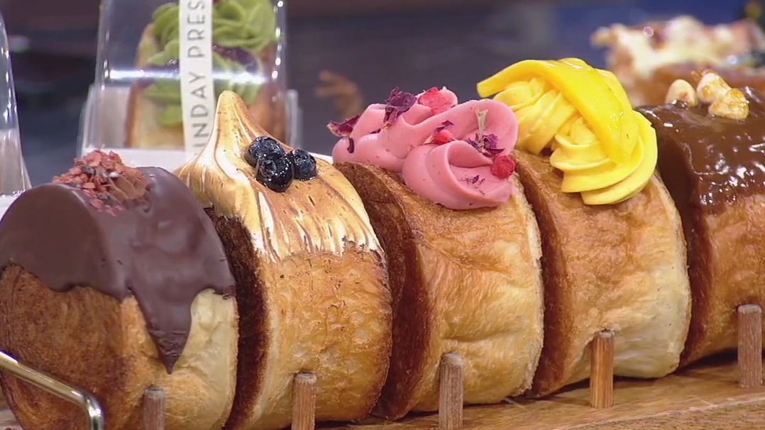 Croissant swirls from Sunday Press in Houston