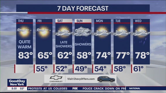 NYC weather forecast