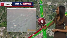 Pothole repairs close 2 outbound lanes on I-55 in Bolingbrook