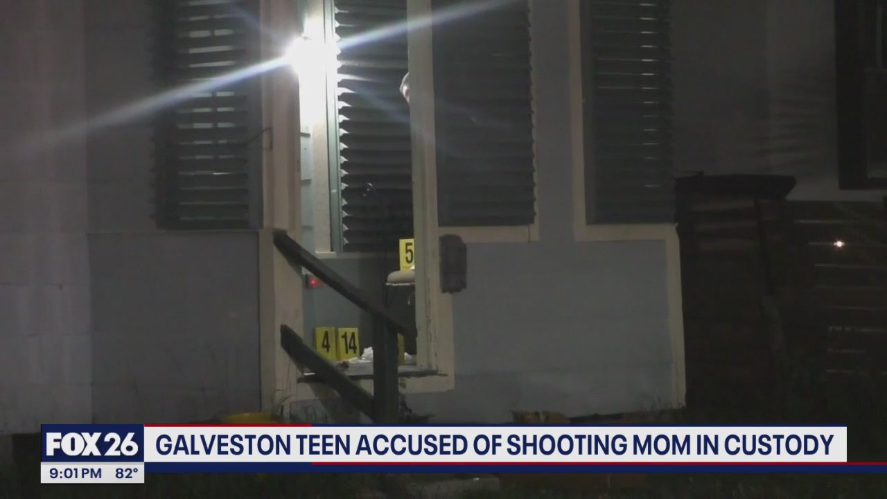Galveston teen accused of shooting mom, now in custody
