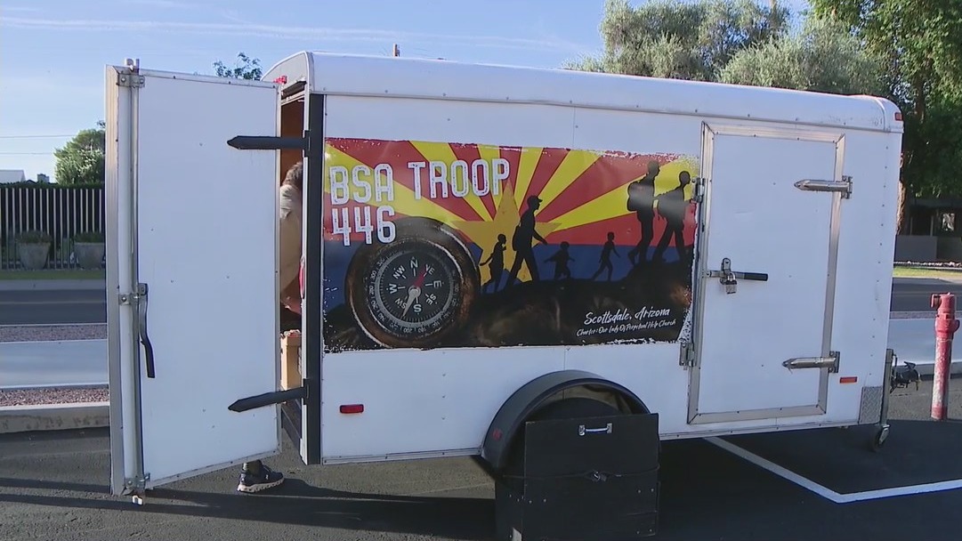 Scottsdale community raises money to replace stolen Boy Scouts trailer