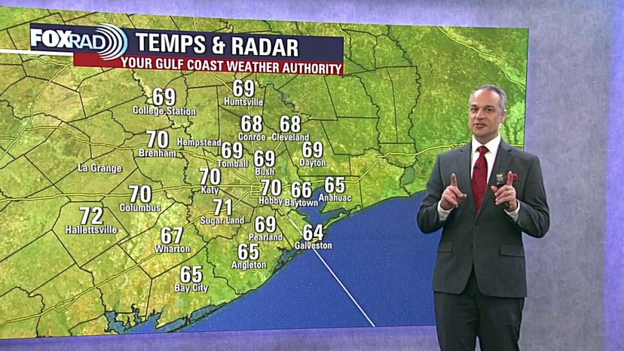 Houston weather: Warm Tuesday with few drizzles possible