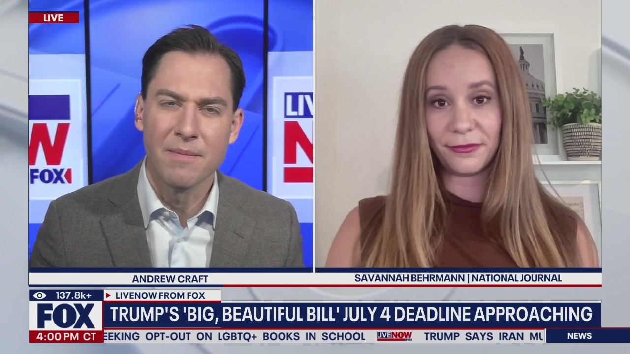 'Big, beautiful bill' July 4 deadline approaches