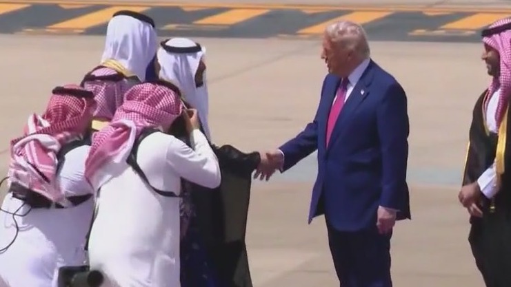 President Trump travels to Saudi Arabia in first overseas trip of term