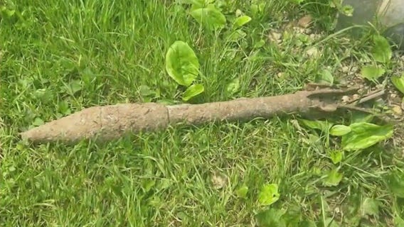 Antioch homeowner unearths possible WWII rocket