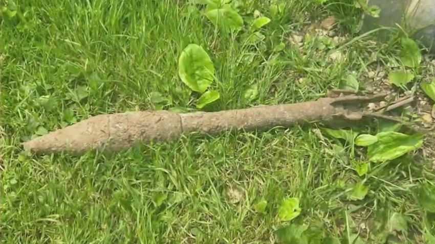 Antioch homeowner unearths possible WWII rocket