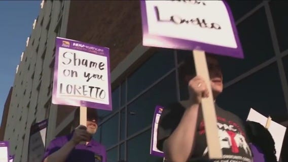 Loretto Hospital workers go on strike Monday morning