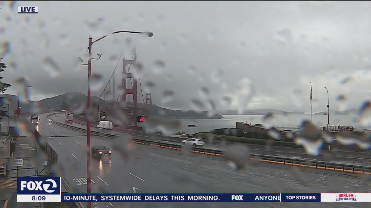 Rainy morning gives way to dry New Year's Eve