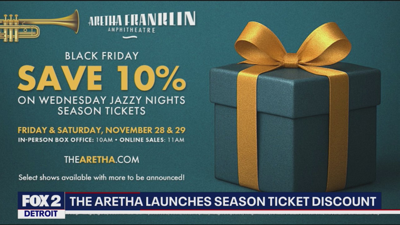 Black Friday Ticket Deal - Aretha Franklin Amphitheatre