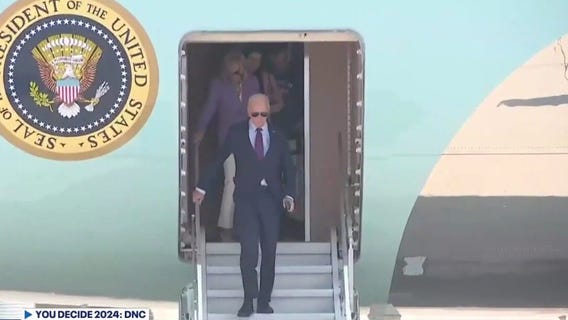 Joe Biden speaking at DNC