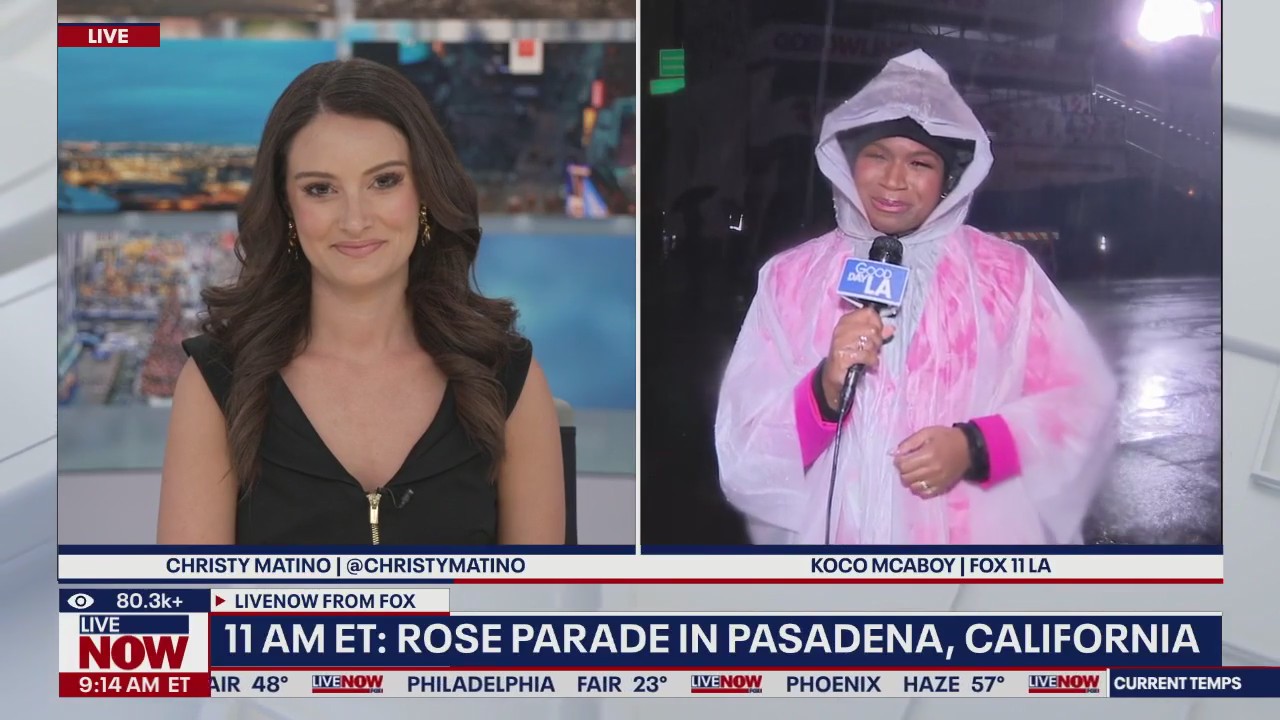 11 AM ET: Rose Parade in California