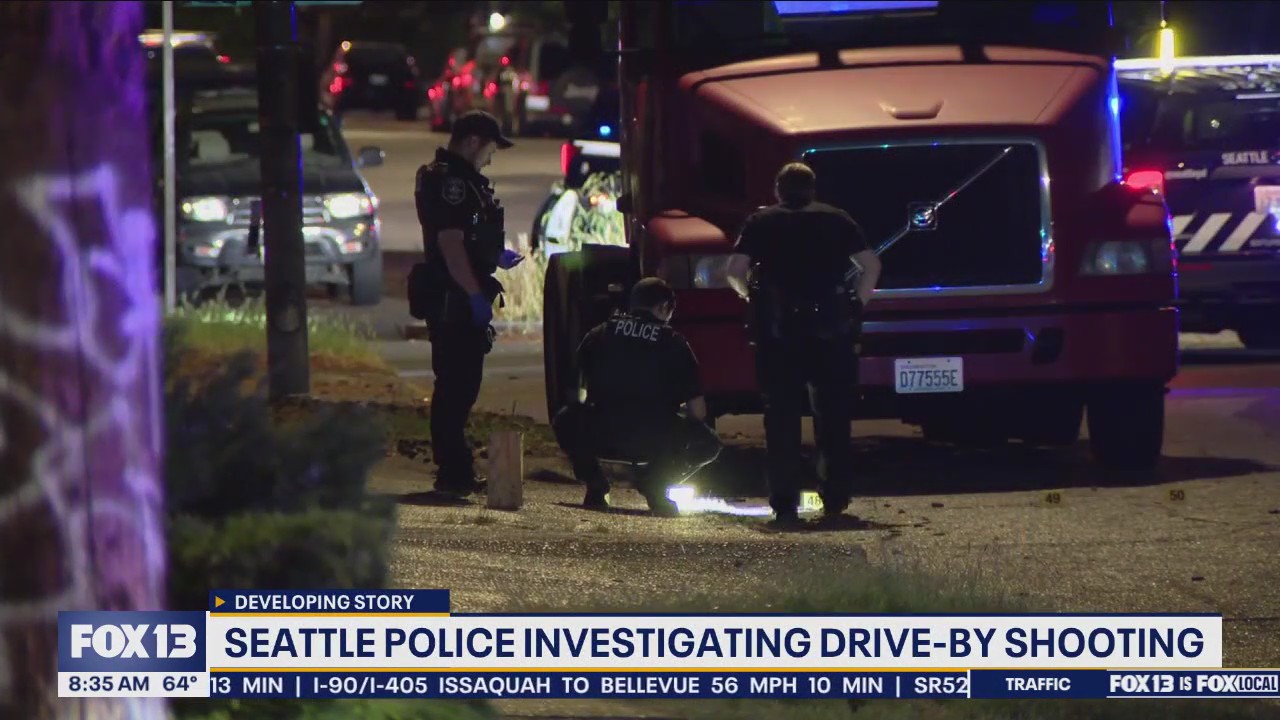 Seattle Police investigate drive-by shooting | FOX 13 Seattle