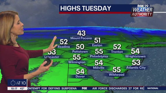 Weather Authority: 10 p.m. Monday forecast