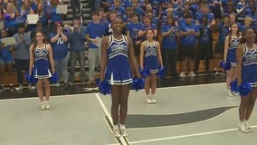 Pep rally at Centennial High School